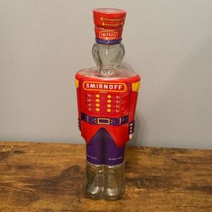 Smirnoff Red and Purple Nutcracker Vodka Bottle